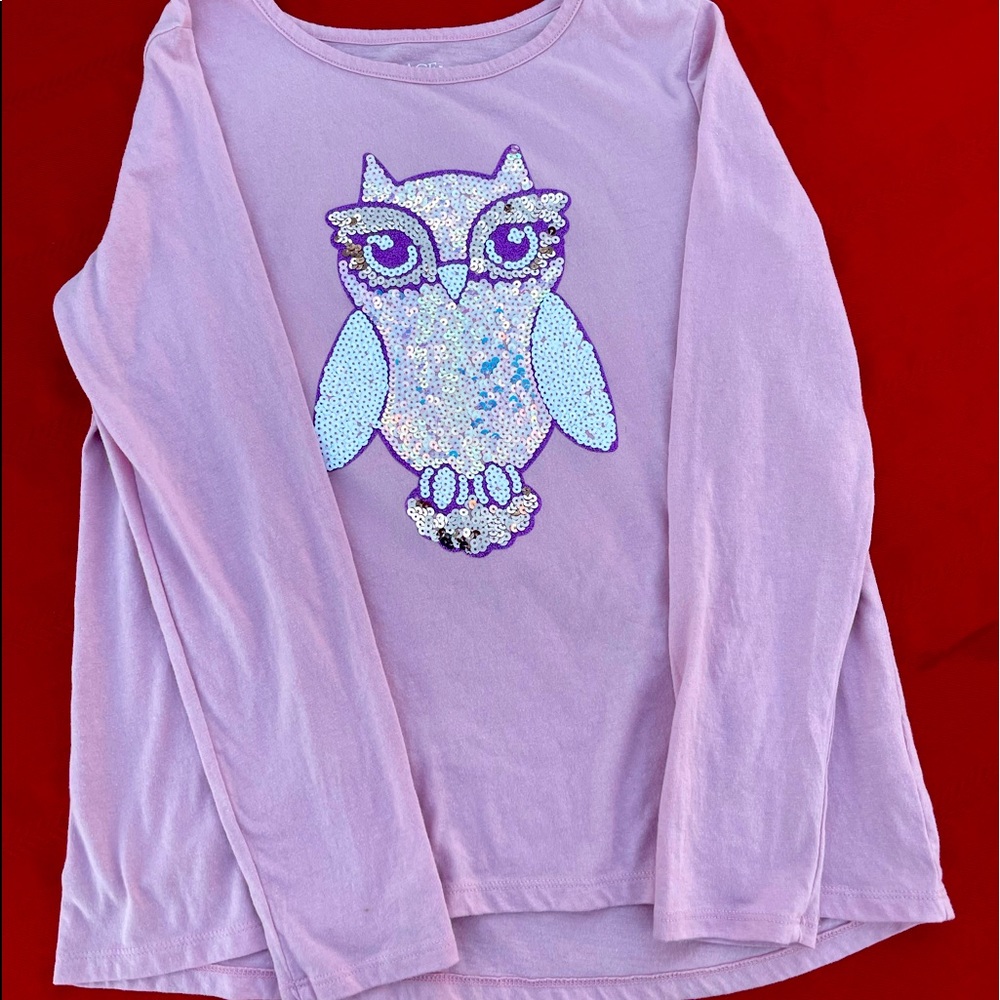 Girls Sequined long sleeve